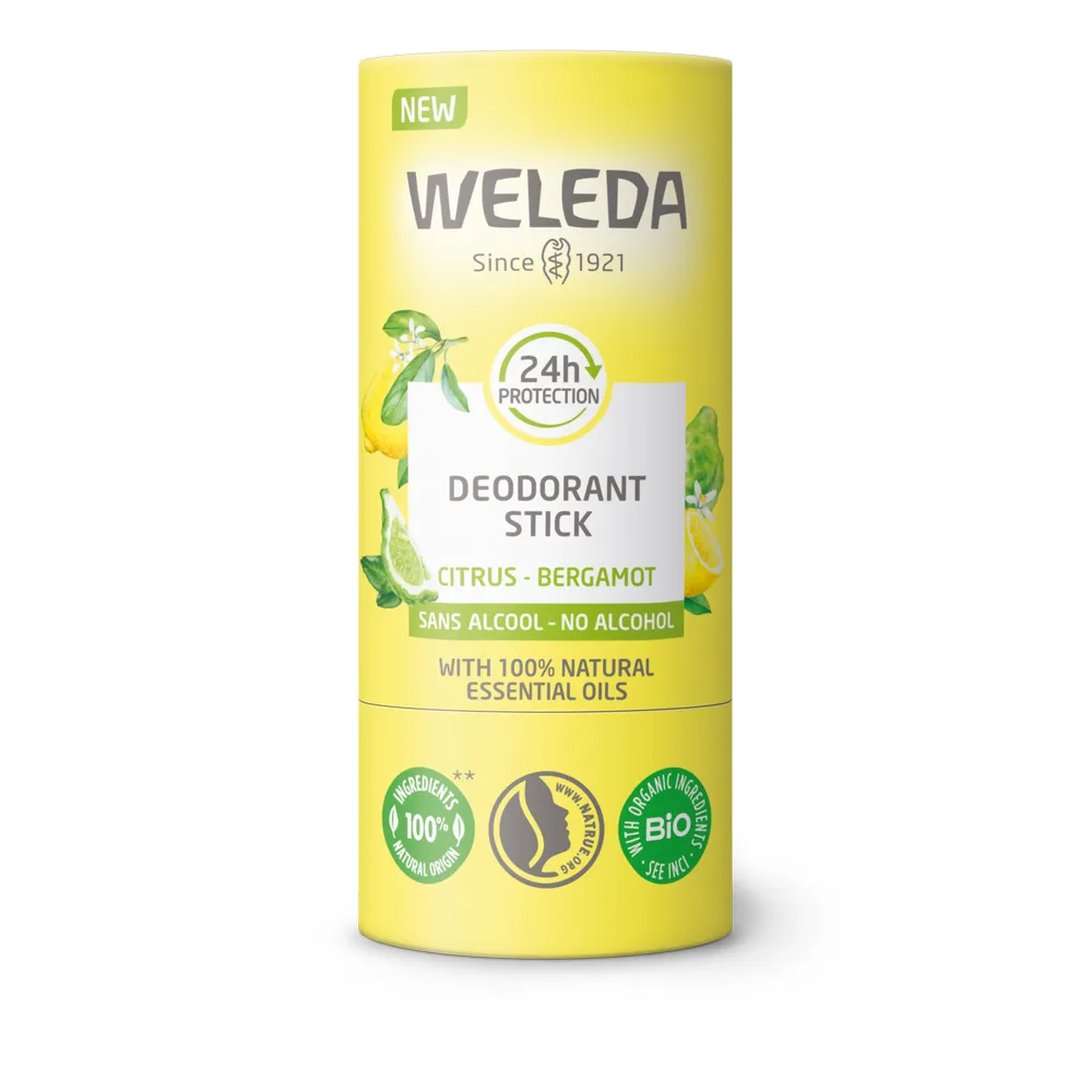 Déodorant spray et rouleau Weleda et Ha-Ra