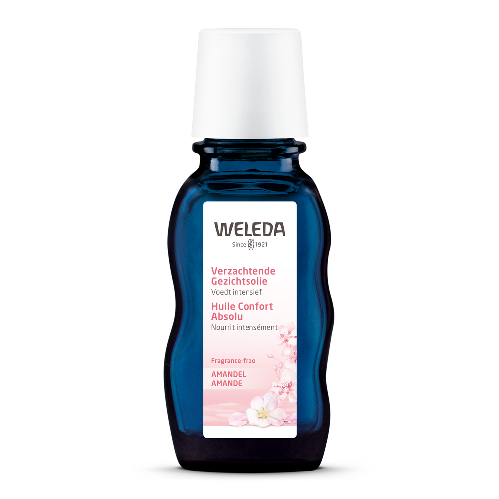 Gezichtsolie Weleda en Ha-Ra (Sensitive hydraterend (amandel))