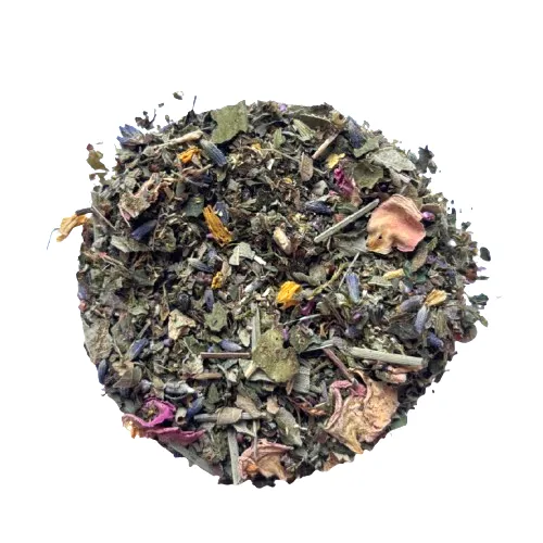 Tisane Relaxante – Camomille, Lavande, Mélisse et Fleurs