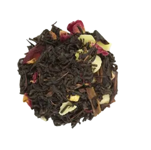 Thé Noir Épicé – Orange, Cannelle et Amande