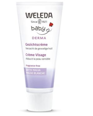 Crème faciale au calendula et Malva Weleda bébé (Weiße Malve)