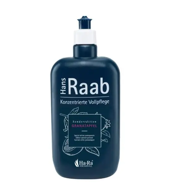 Maintenance product in the blue bottle Hans Raab