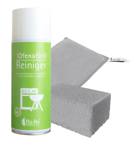 Set pour le barbecue : spray pour le four, chiffon et nettoyant pour barbecue