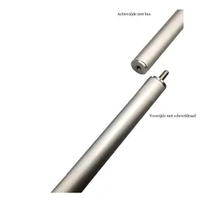 Telescopic rod, window cleaning at height.