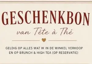 Cadeaubon – Thee, Theehuis, Ha-Ra & Weleda Producten €15