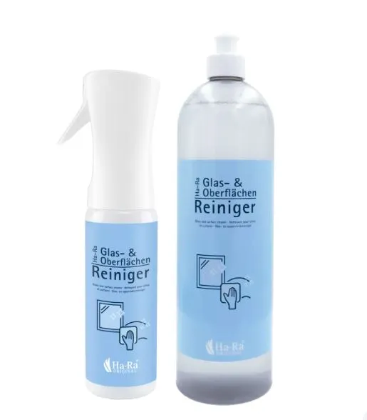 Glas-& obenflächenreiniger (Activ Spray) (Set 1 l und Sprühflasche leer)