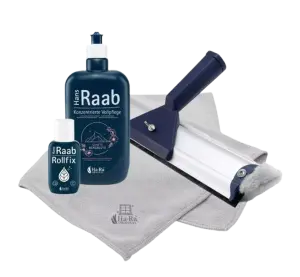 Ha-Ra Complete Raamreinigingsset – Streeploos Ramen Wassen met Vensterreiniger, Rolfix & Stardoek (Standaard, 1 venstereiniger)