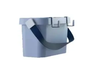 6 l Eimer ERA (Blau, met clips)