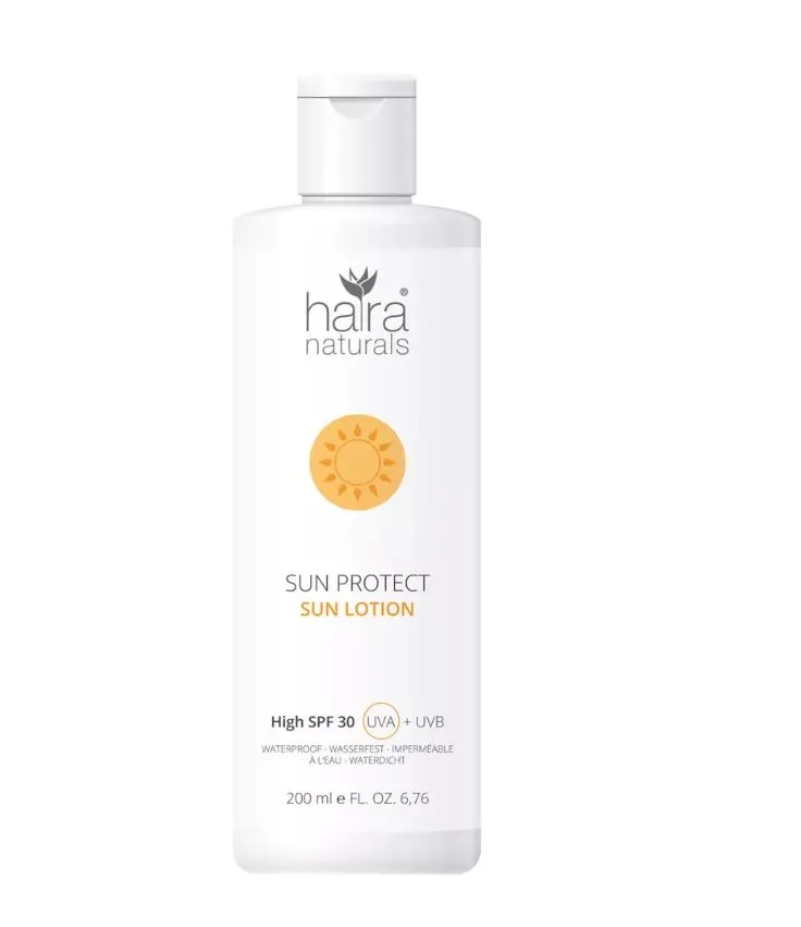 Natuurlijke zon bescherming gezicht & lichaam – minerale UV-filter, voor gevoelige huid & allergie (Weleda & Hara Sun Protect) (Ha-Ra body)