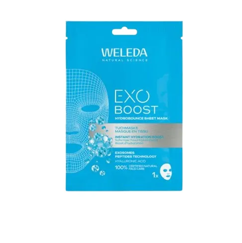 Weleda Exo Boost Sheet Mask – Natuurlijk sheetmasker voor een stralende huid