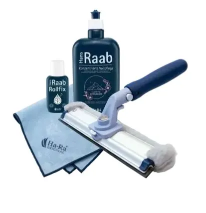 Ha-Ra Raamreiniger Set in Aanbieding – Inclusief Hans Onderhoudsmiddel & Stardoek | Special Edition Roze of blauw