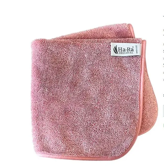 Ha-Ra Dry droogdoek roze – extra absorberende microvezeldoek