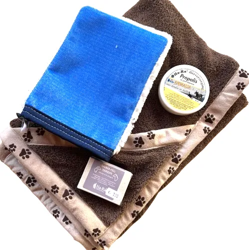 Ha-Ra Dierenverzorgingsset – Promoset met Zeep, Washandschoen & Droogdoek