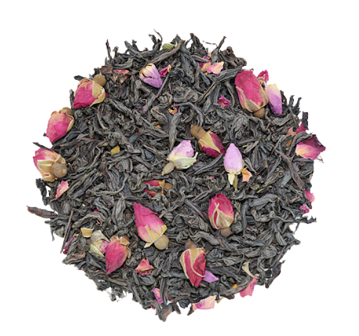 Black Tea with Rose Petals – Floral Black Tea