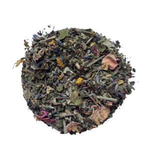 Vreedzame Wereld: Rustgevende Kruidenthee – Kamille, Lavendel en Melisse Blend